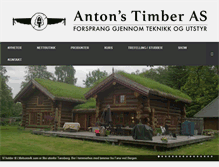 Tablet Screenshot of antons-timbershow.com